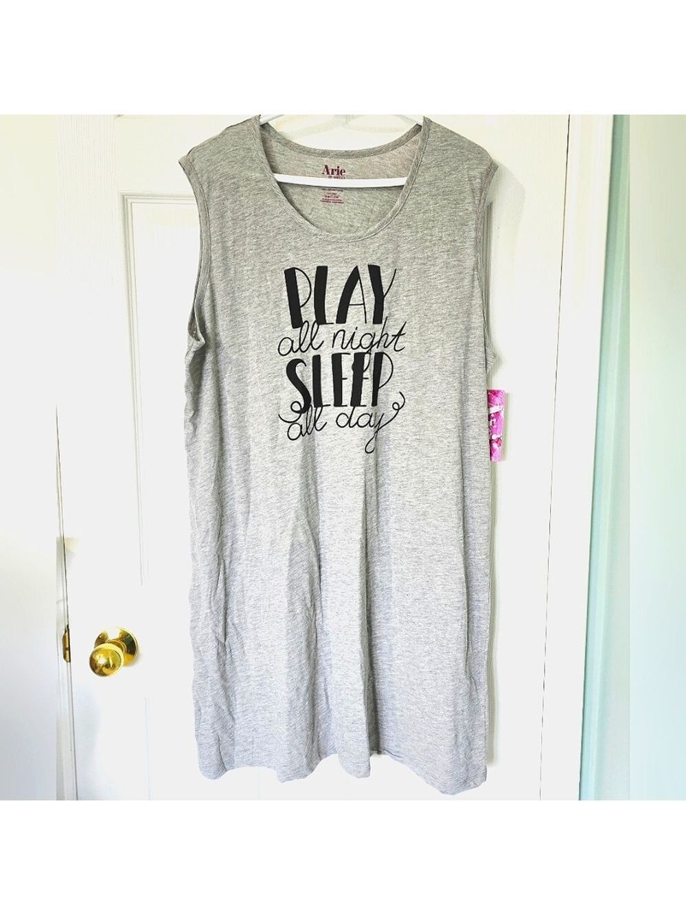 NEW! Arie By Ariella Women's Sleeveless Sleepwear Loungewear Top Size 1X